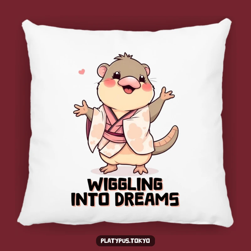 Funny Dancing Platypus Pillow - Cozy & Hilarious Comfy Accent