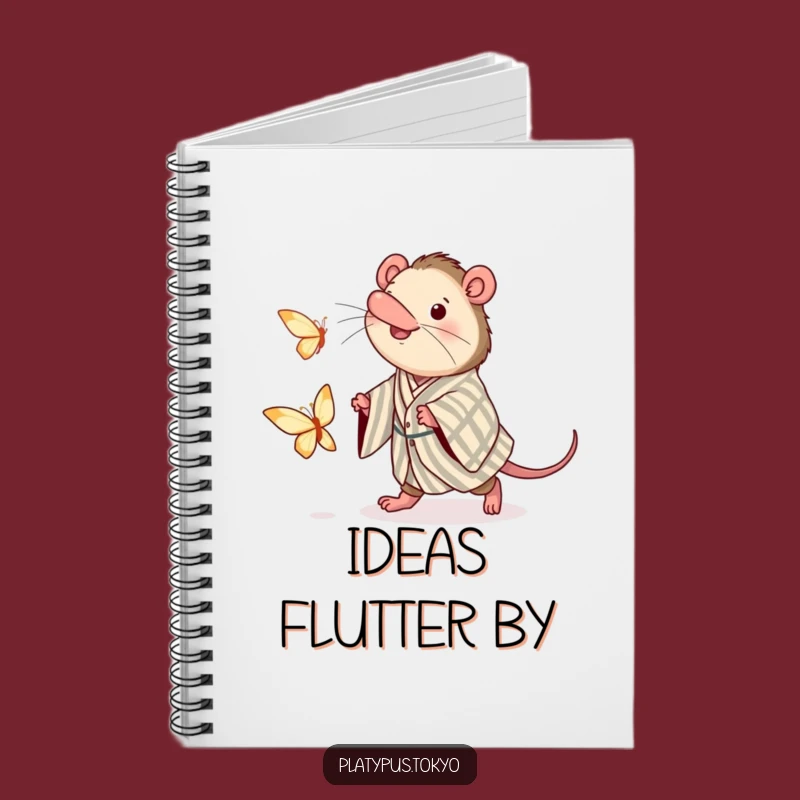 Funny Platypus Kimono Notebook: Jot Down Ideas with Whimsical Flair