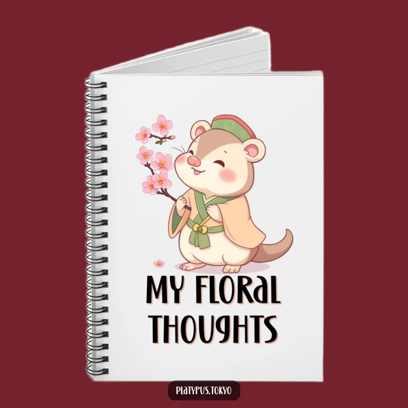 Funny Platypus Blossom Notebook - Adorable & Hilarious Journal for Ideas