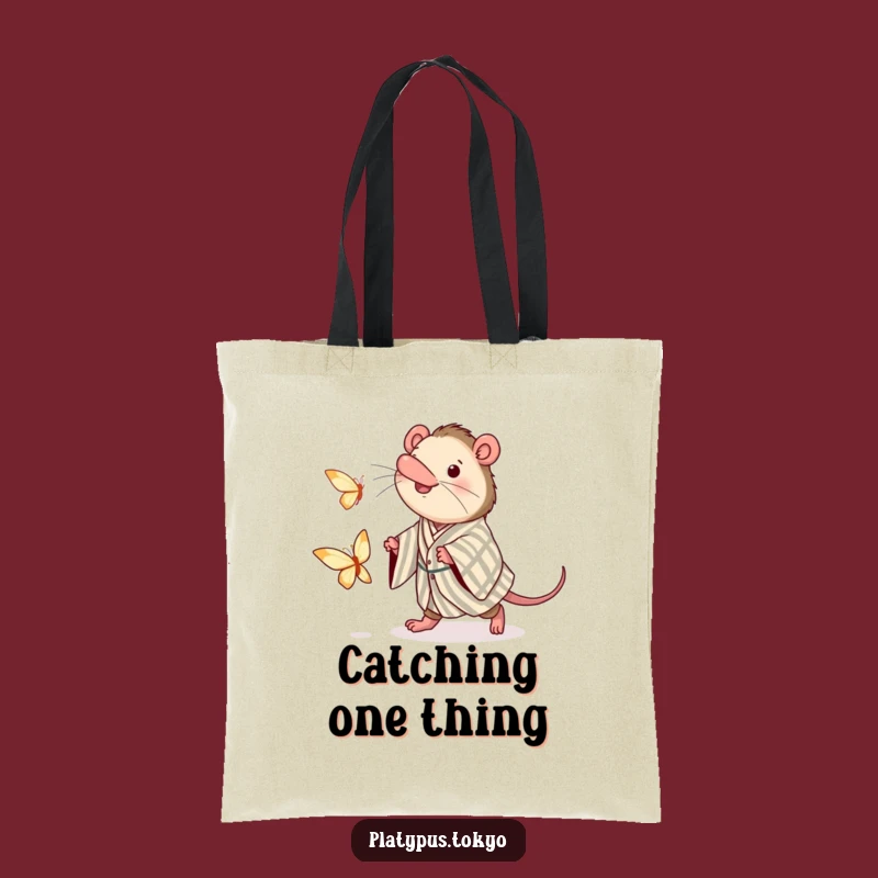 Funny Platypus Kimono Tote: Carry Your Essentials with Quirky Humor
